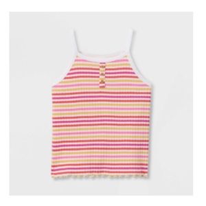 Girls' Rib Knit Tank Top